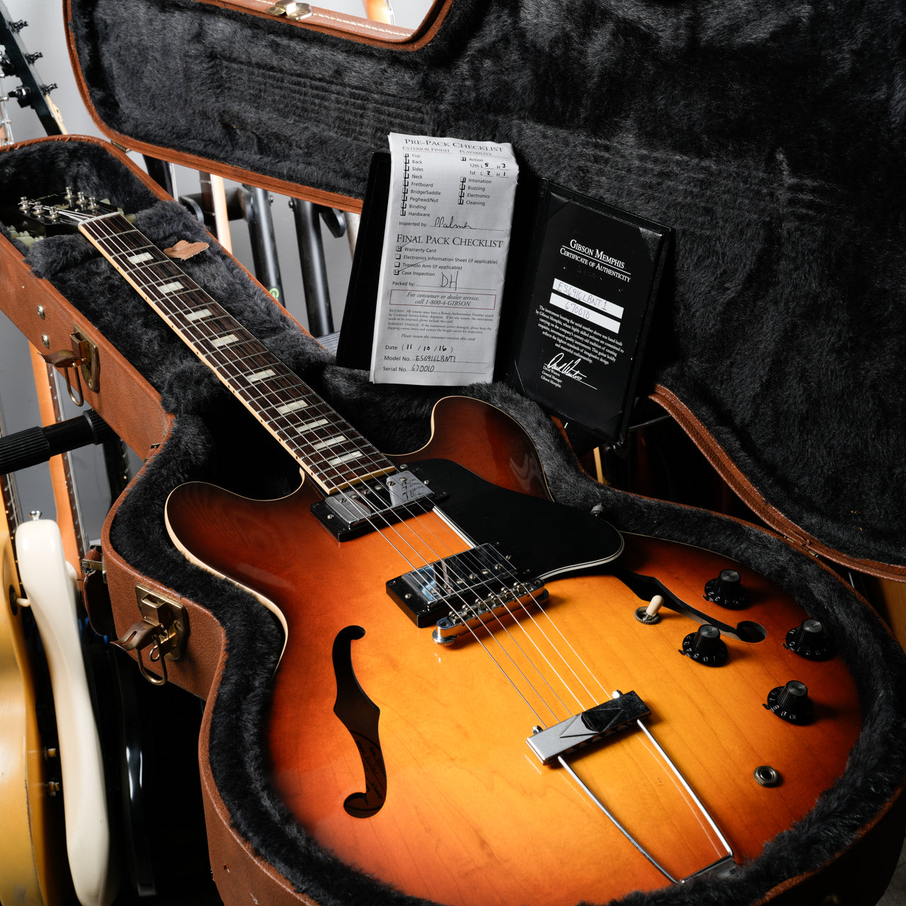 Gibson Memphis Limited 1969 Reissue ES-335 2016 - Light Burst
