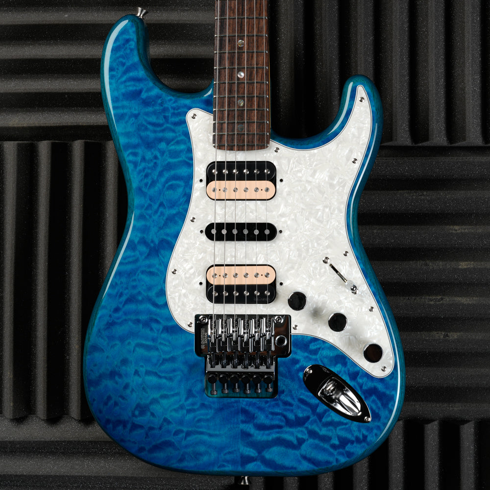 Fender MIJ Michiya Haruhata Signature Stratocaster 2025 - Caribbean Blue Trans