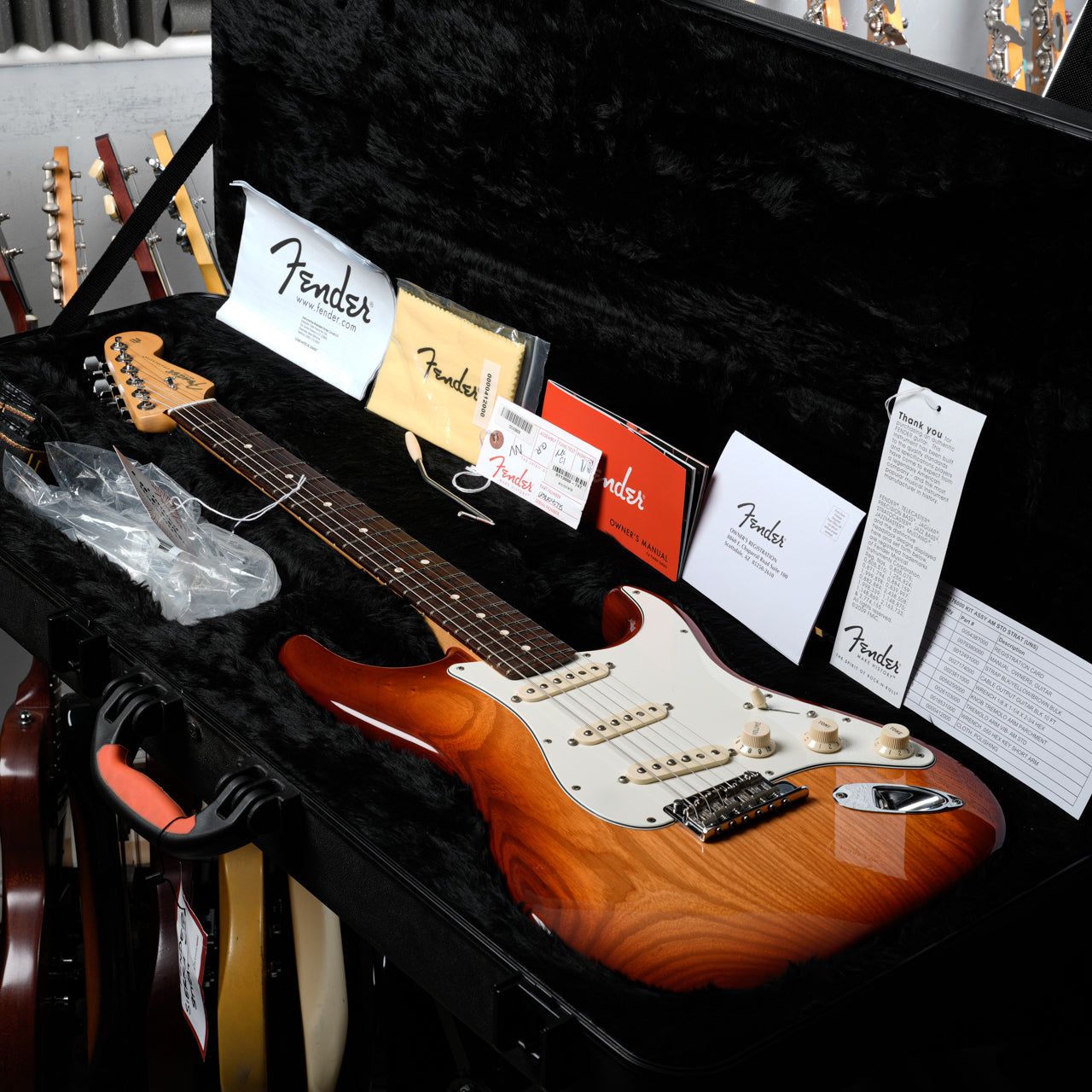 Fender American Standard Stratocaster with Rosewood Fretboard - 2016 - Sienna Sunburst