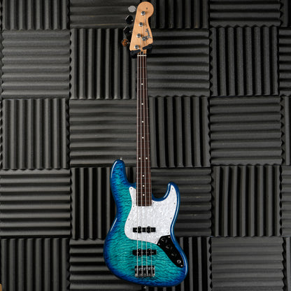 Fender MIJ Hybrid II Jazz Bass QMT 2024 Collection 2024 - Aquamarine