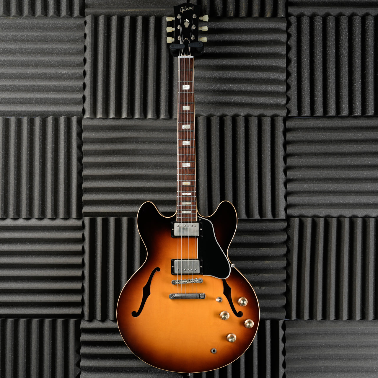 Gibson Custom Shop Memphis '63 ES-335 Block Reissue 2015- Historic Burst VOS - Semi-hollow Electric Guitar