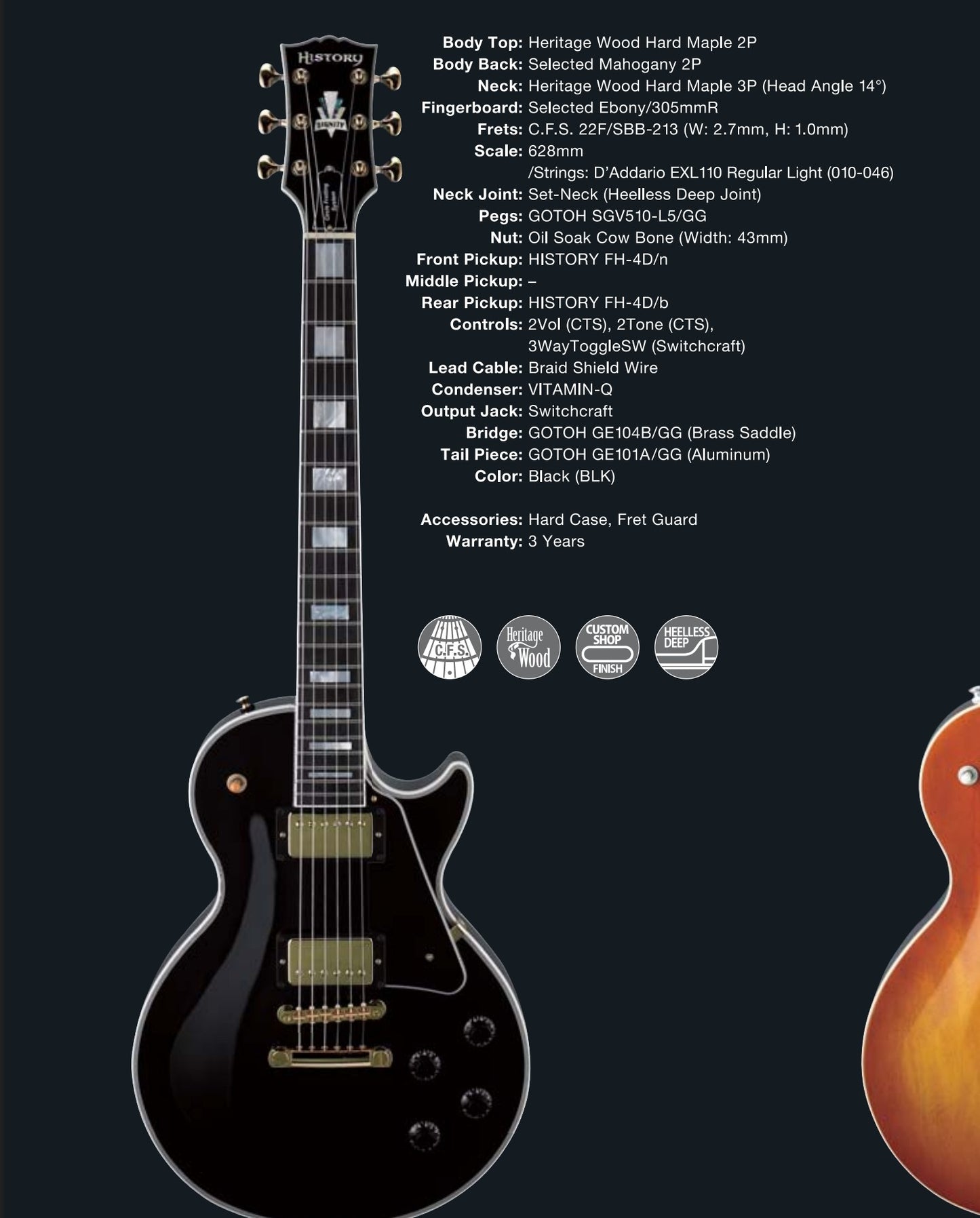 History GH-LCV 2004 - Ebony catalog 
