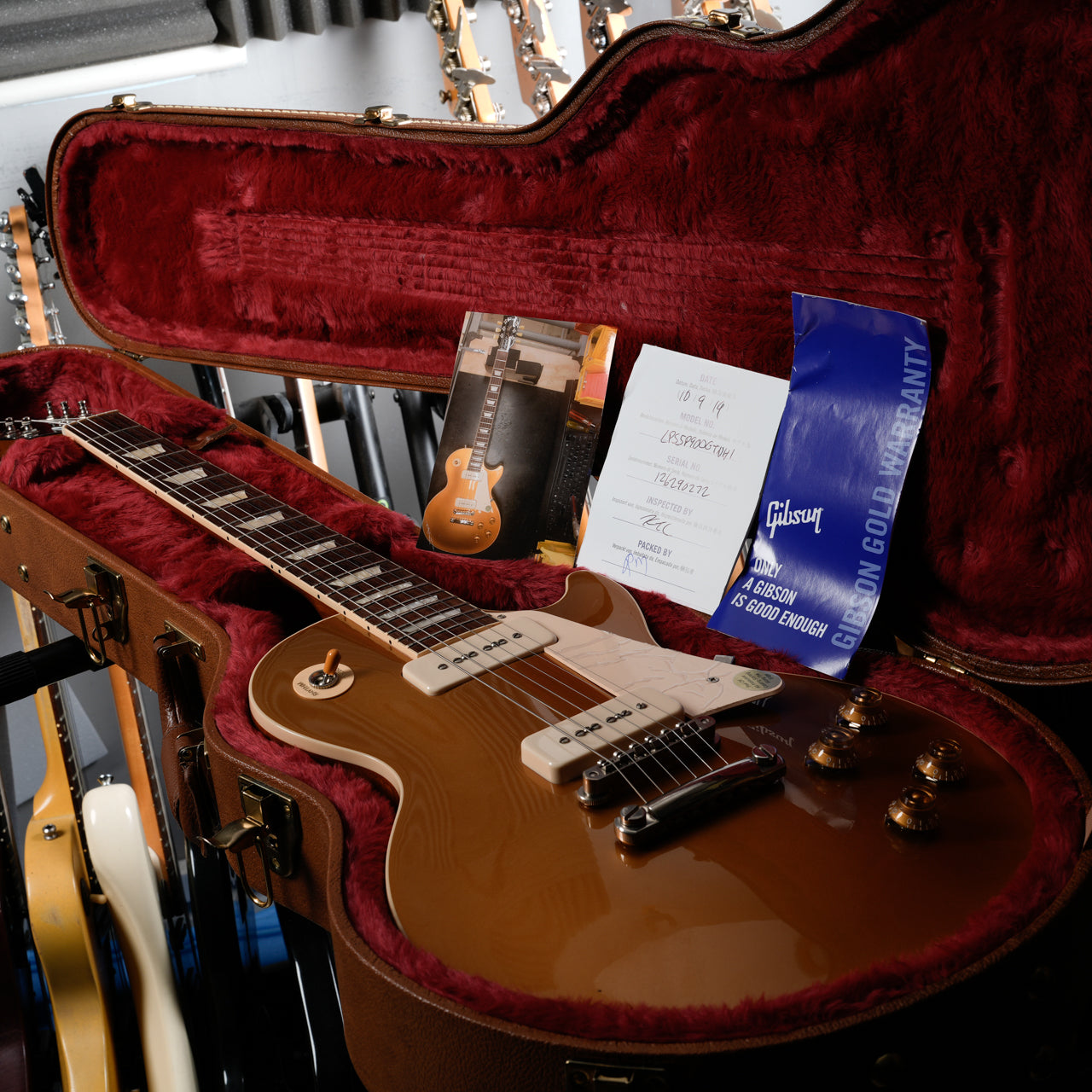 Gibson Les Paul Standard '50s P-90 2019 - Gold Top case
