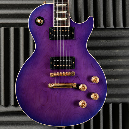 Gibson Custom Shop Limited Edition Les Paul Standard 1992 - Violet Blue Sunburst front closeup