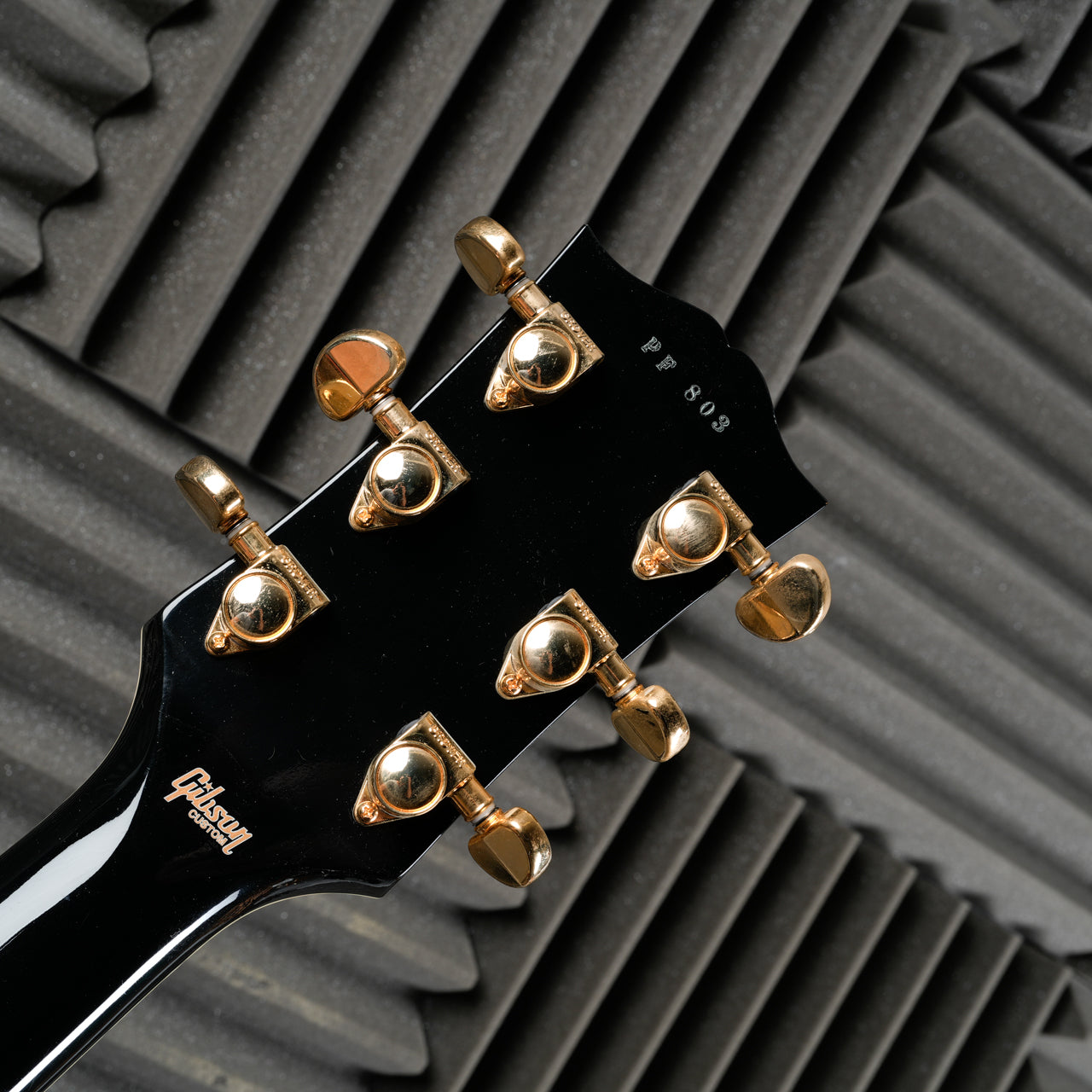 Gibson Custom Shop Peter Frampton 1954 Les Paul Custom 2014 - Ebony headstock
