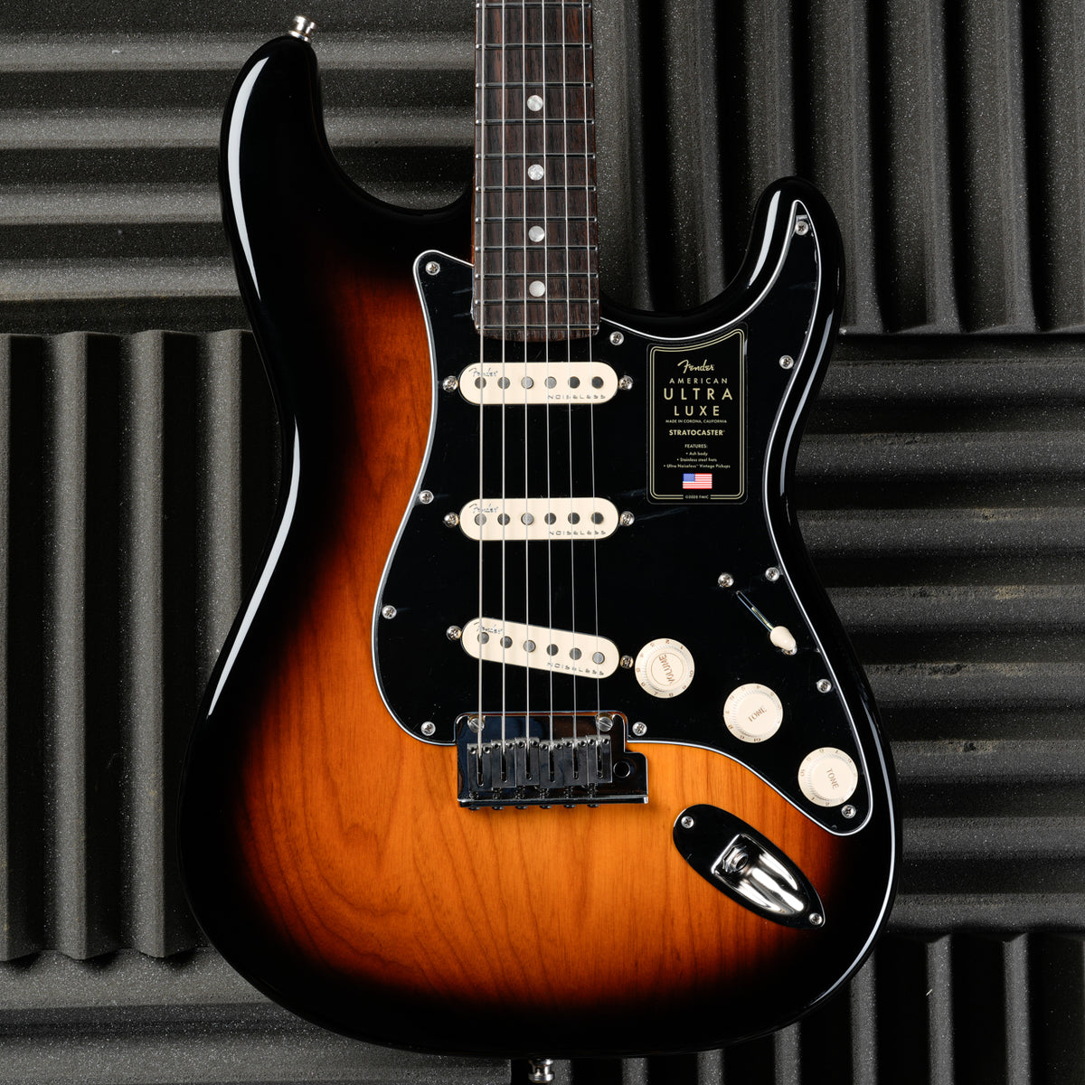 Fender American Ultra Luxe Stratocaster with Rosewood Fretboard 2024 - 2-Color Sunburst
