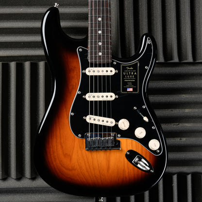Fender American Ultra Luxe Stratocaster with Rosewood Fretboard 2024 - 2-Color Sunburst