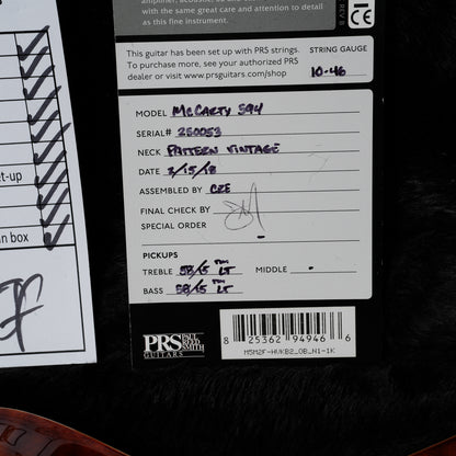PRS McCarty 594 2018 - Autumn Sky